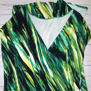 Ava & Viv Faux Wrap Dress